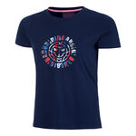 BIDI BADU Bekleidung BIDI BADU New York 2024 Chill T-Shirt Damen-Dunkelblau