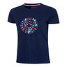 New York 2024 Chill T-Shirt Damen-Dunkelblau