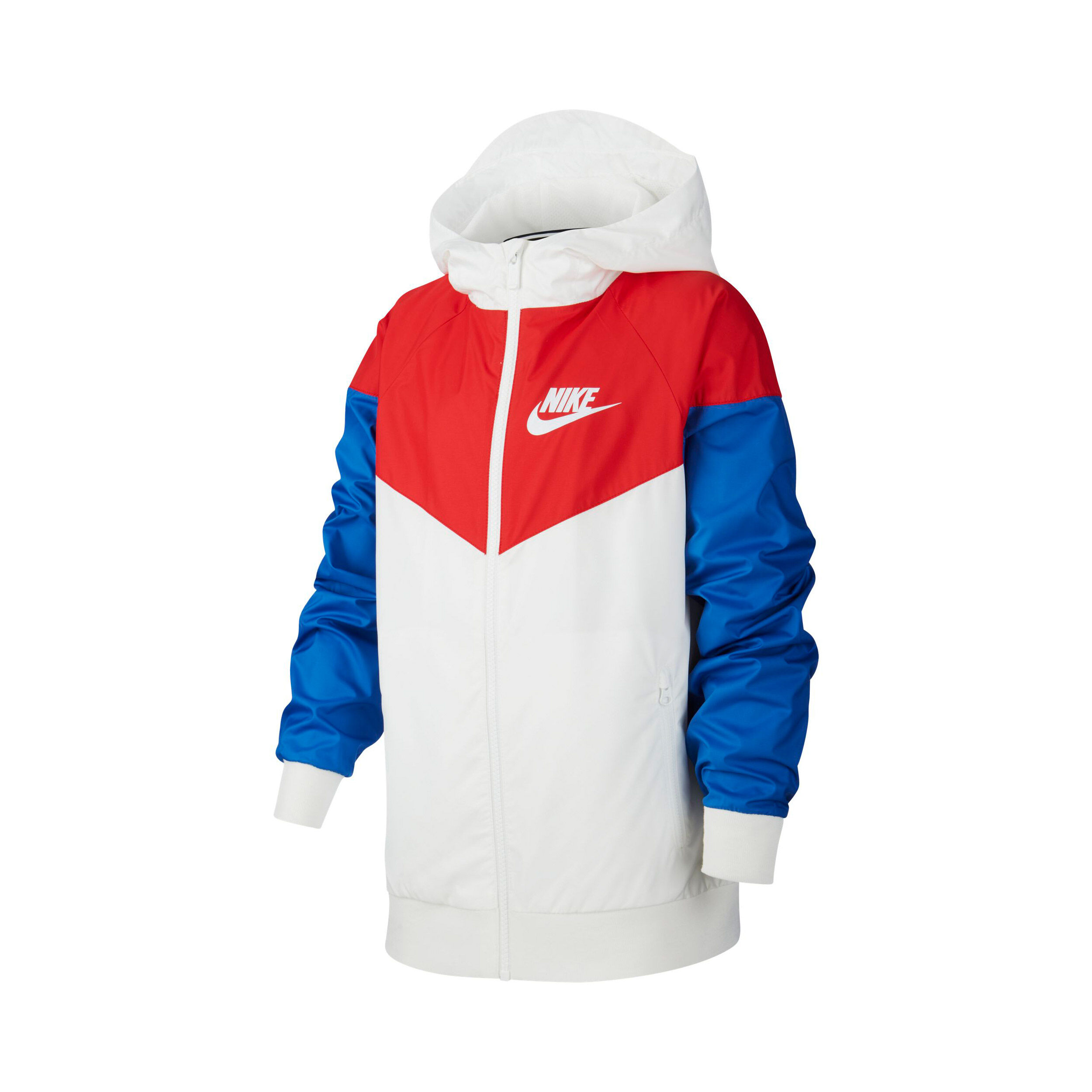 Sportswear Trainingsjacke Jungen - Weiß, Rot