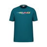 Rainbow T-Shirt Kinder-Petrol