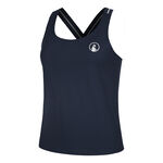 Quiet Please Tennisbekleidung Quiet Please Serve & Volley Tank-Top Damen-dunkelblau