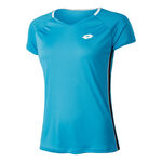 Lotto Lotto Squadra II PL T-Shirt Damen-Türkis,Weiß