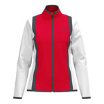 HEAD Bekleidung HEAD Club 25 Jacket Women Trainingsjacke Damen-Rot,Wei&szlig;