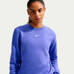 Nike Bekleidung Nike Phoenix Fleece Crew Sweatshirt Damen-blau