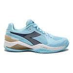 Diadora Tennisschuhe Diadora  Blushield Torneo 3 Sandplatzschuh Damen-hellblau,dunkelblau