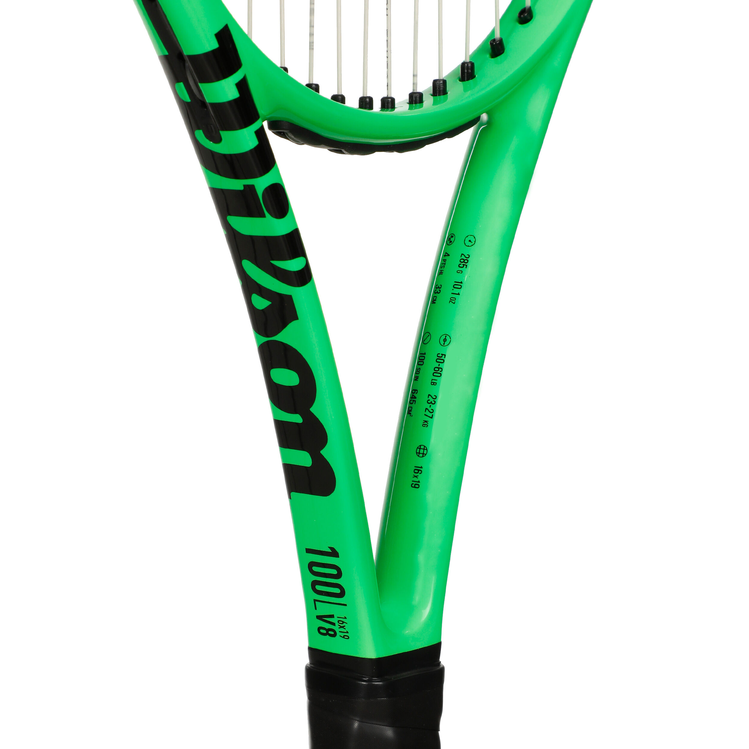 Wilson Blade 100L V8 Bright Neon Green Turnierschläger | Tennis-Point