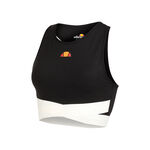 Ellesse Bekleidung Ellesse Chroma Crop Laufshirt Damen-Schwarz