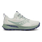 Saucony Laufschuhe Saucony Peregrine 15 GTX Trailschuh Damen-Creme,Mint