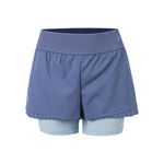 Lacoste Bekleidung Lacoste Shorts Damen-Dunkelblau,Hellblau