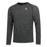 Crew Neck Essential Seamless Longsleeve Herren-Grau