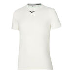 Mizuno Bekleidung Mizuno Frontier Shadow Graphic T-Shirt Herren-Weiß