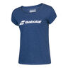 Exercise T-Shirt Damen-Dunkelblau,Weiß