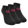 Leana No Show Tech Sportsocken 3er Pack Damen-Schwarz,Pink