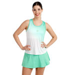 BIDI BADU Tennisbekleidung BIDI BADU Crew Racerback Tank-Top Damen-gr&uuml;n, wei&szlig;