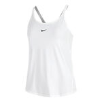 Nike Bekleidung Nike One Dri-FIT Strappy Tank-Top Damen-Weiß