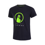 Quiet Please Bekleidung Quiet Please Wild Advantage Logo T-Shirt Jungen-Dunkelblau,Neongr&uuml;n