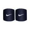 Swoosh Classic Schweißband Unisex - dunkelblau, weiß