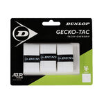 Dunlop Overgrips Dunlop  Gecko-Tac 3er Pack - weiß