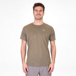 BIDI BADU Bekleidung BIDI BADU Crew Two Colored T-Shirt Herren-Oliv
