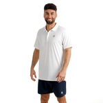 BIDI BADU Tennisbekleidung BIDI BADU Crew 2.0 Polo Herren-wei&szlig;