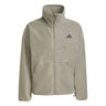 Fleece Full-Zip Trainingsjacke Herren-beige