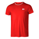 Racket Roots Bekleidung Racket Roots Teamline T-Shirt Herren-Rot