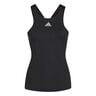 Y Tank-Top Damen-Schwarz Matt