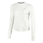 Nike Bekleidung Nike Swift Longsleeve Laufshirt Damen-creme