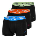 Nike Bekleidung Nike Everyday Cotton Stretch Boxer Short 3er Pack Herren-Schwarz,Hellgrün
