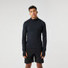 Borg Midlayer Half Zip Sweatshirt Herren-Schwarz