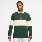 Nike Bekleidung Nike Court Heritage Polo Herren - dunkelgrün, 
