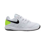 Nike Tennisschuhe Nike  Vapor X Allcourtschuh Kinder-wei&szlig;, neongr&uuml;n