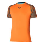 Mizuno Bekleidung Mizuno Charge Shadow T-Shirt Herren-Orange