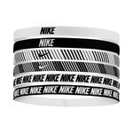 Nike Bekleidung Nike Nike Flex Classic Printed Haarband 6er Pack-Wei&szlig;,Schwarz