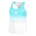BIDI BADU Bekleidung BIDI BADU Crew Gradiant Tank-Top Damen-T&uuml;rkis,Wei&szlig;