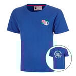 Quiet Please T-Shirt Quiet Please Crush TMTTC T-Shirt Damen-blau, wei&szlig;