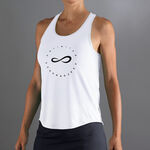 Endless Padelbekleidung Endless Cercle Tank-Top Damen-Wei&szlig;