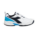 Diadora Tennisschuhe Diadora S. Challenge 5 Allcourtschuh Kinder-Wei&szlig;,Blau