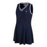 Contrast Kleid Damen - dunkelblau, 