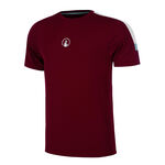 Quiet Please Bekleidung Quiet Please Create Receiver Hori T-Shirt Herren-Weinrot,Mehrfarbig