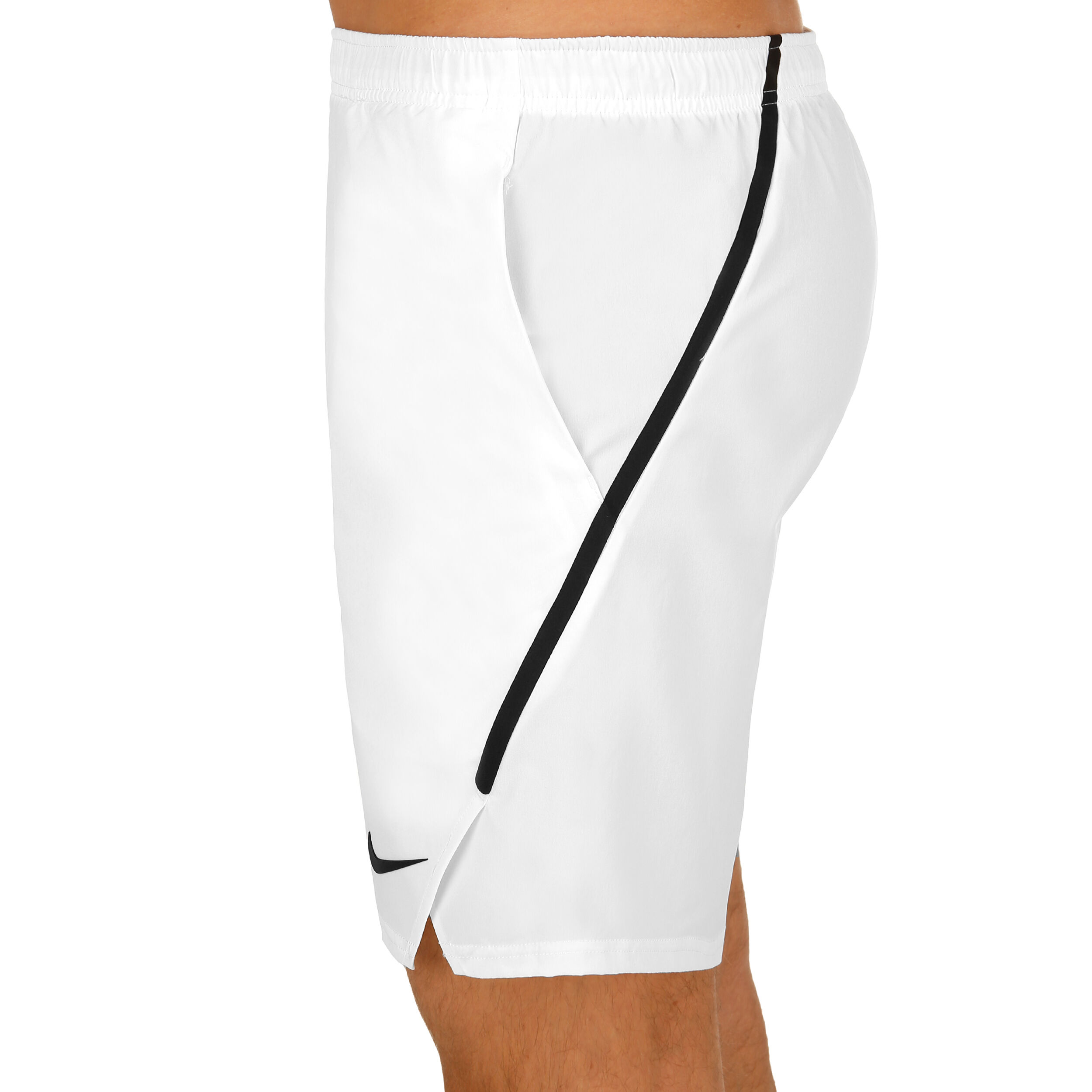 Nike Court Flex Ace Shorts Herren WeiB Schwarz online kaufen Tennis Point CH