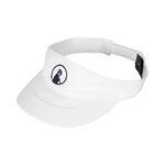Quiet Please Bekleidung Quiet Please Court Performance Visor Damen-schwarz,weiß
