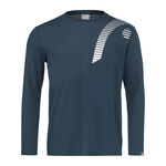 HEAD Bekleidung HEAD Club 22 Cliff Longsleeve Herren-Dunkelblau
