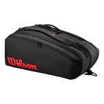 Wilson CLASH V3 15PK RACQUET BAG BLACK/Infrared