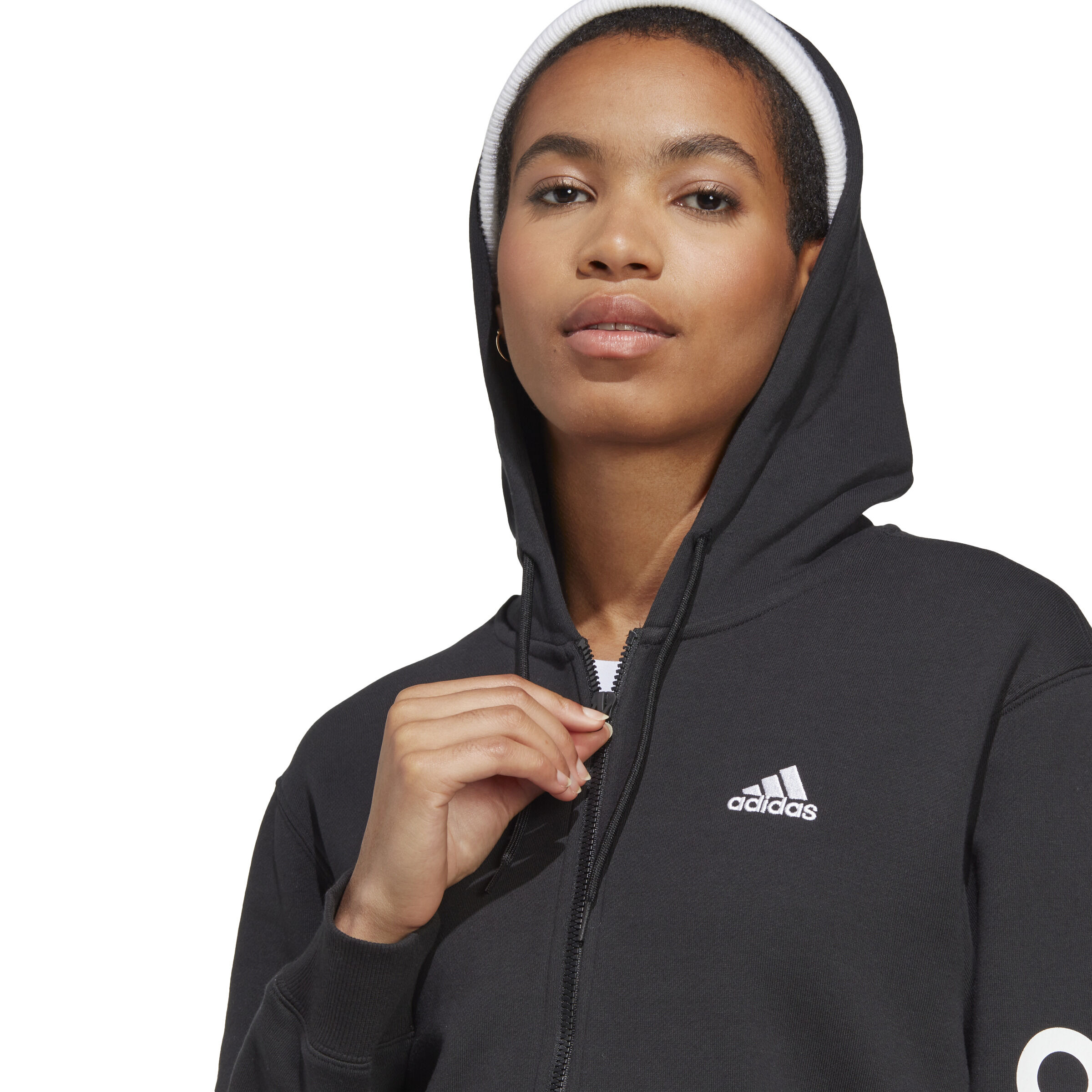 Adidas sweatjacke damen schwarz best sale