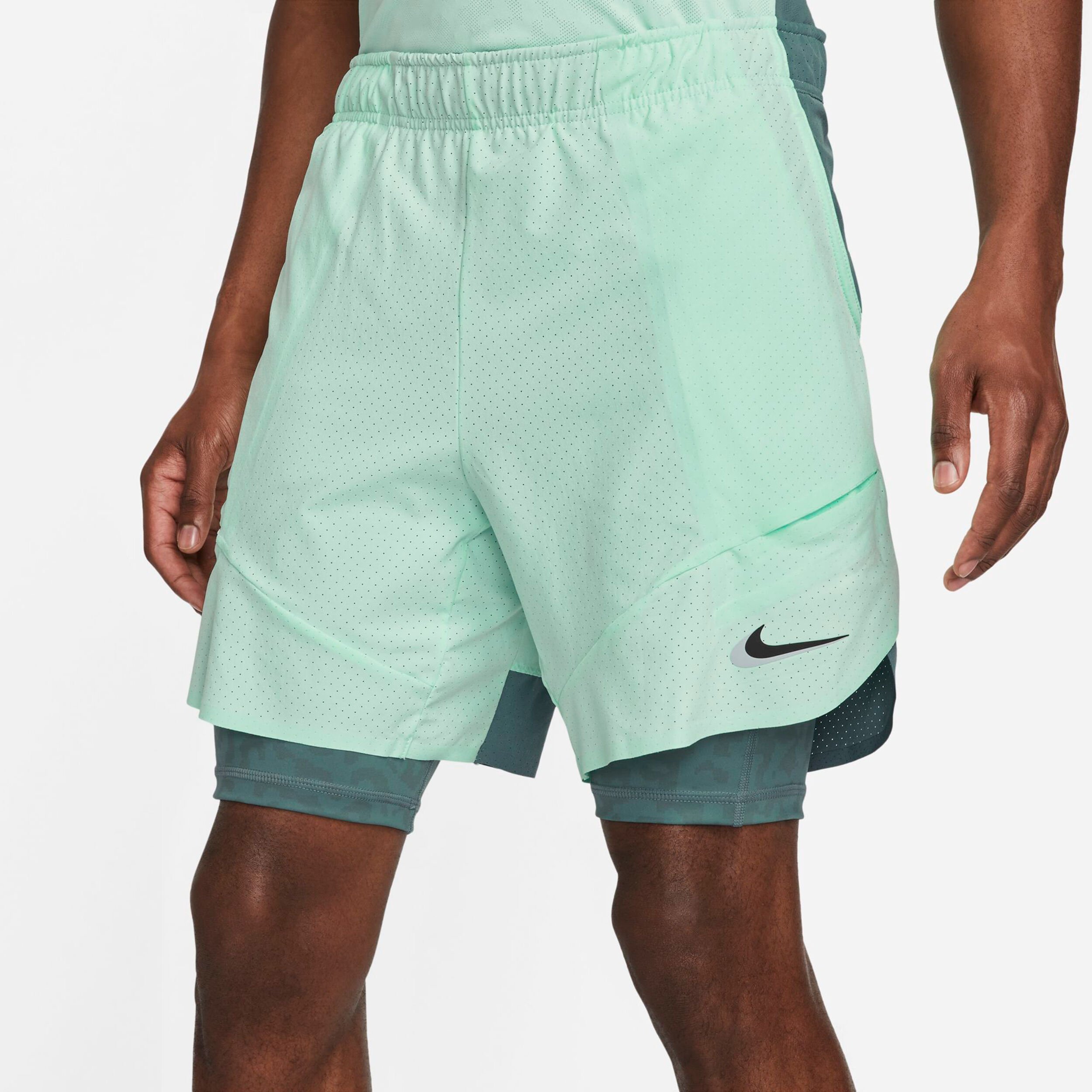 Nike Court Dri Fit Slam 2in1 PS Shorts Herren Mint Grun online kaufen Tennis Point CH