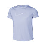 Nike Laufshirt Nike Dri-Fit One GX T-Shirt M&auml;dchen - blaugrau, 