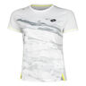 Tech T-Shirt Damen-Weiß,Grau