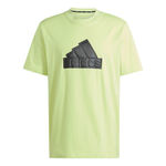 adidas Bekleidung adidas Future Icon Badge of Sport T-Shirt Herren - limette, schwarz