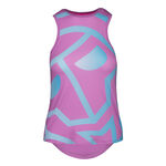BIDI BADU Bekleidung BIDI BADU Laresa Basic Logo Tank-Top Damen - rosa, türkis